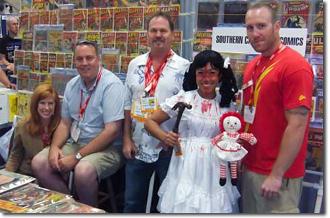 Southern California Comics team at the SD Comic-Con 2011